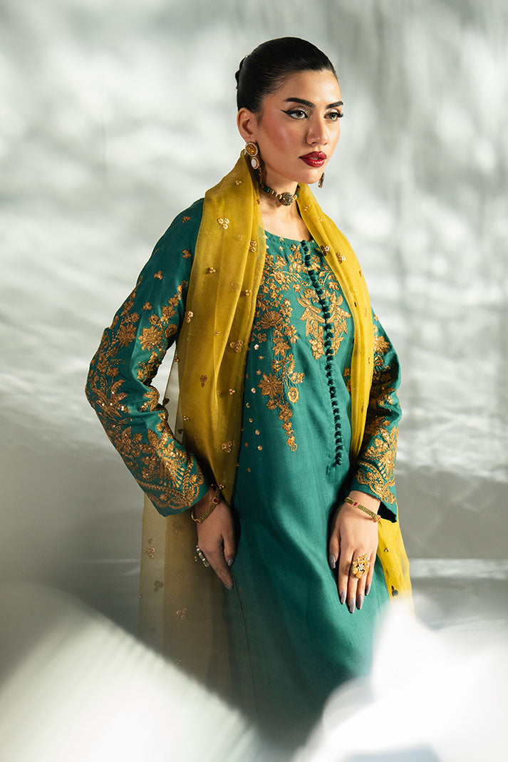 Imrozia Premium | Rosaile Luxury Pret | IP-178 Mehrun - Luxury Dress - available at Maria Faisal in UK and USA.