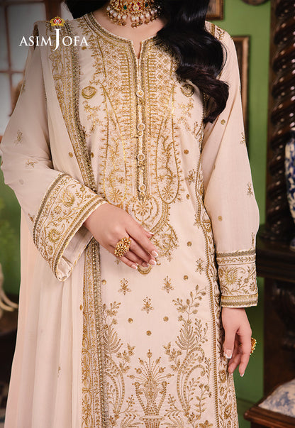 Asim Jofa | Afsanay Luxury Pret | AJLP-05 - Designer Dress - Maria Faisal