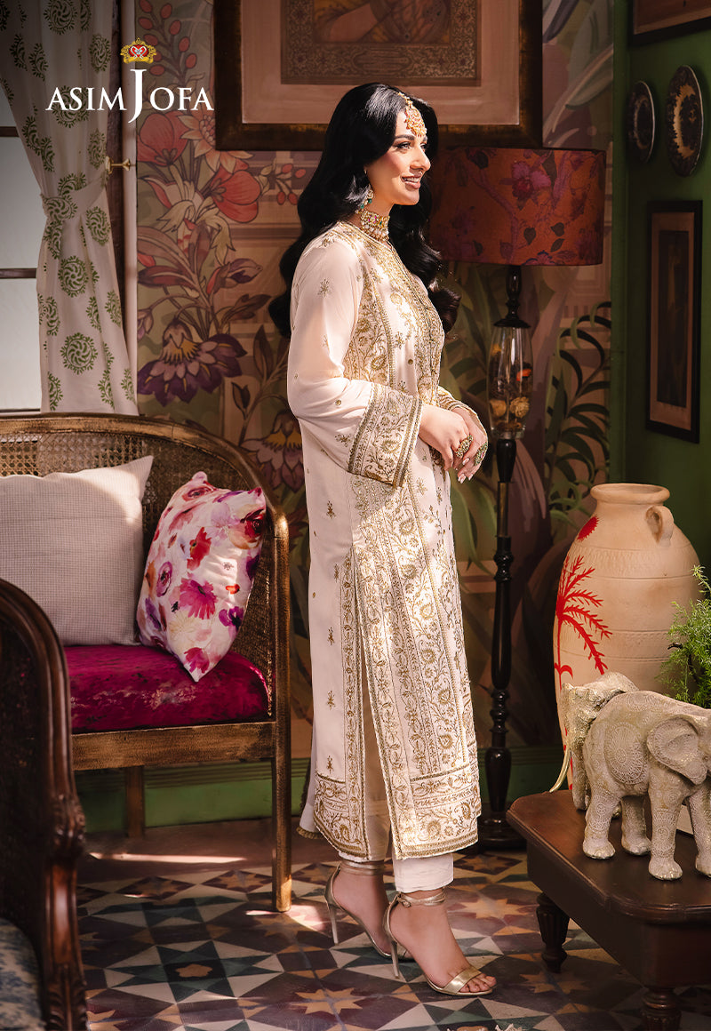 Asim Jofa | Afsanay Luxury Pret | AJLP-05 - Designer Dress - Maria Faisal