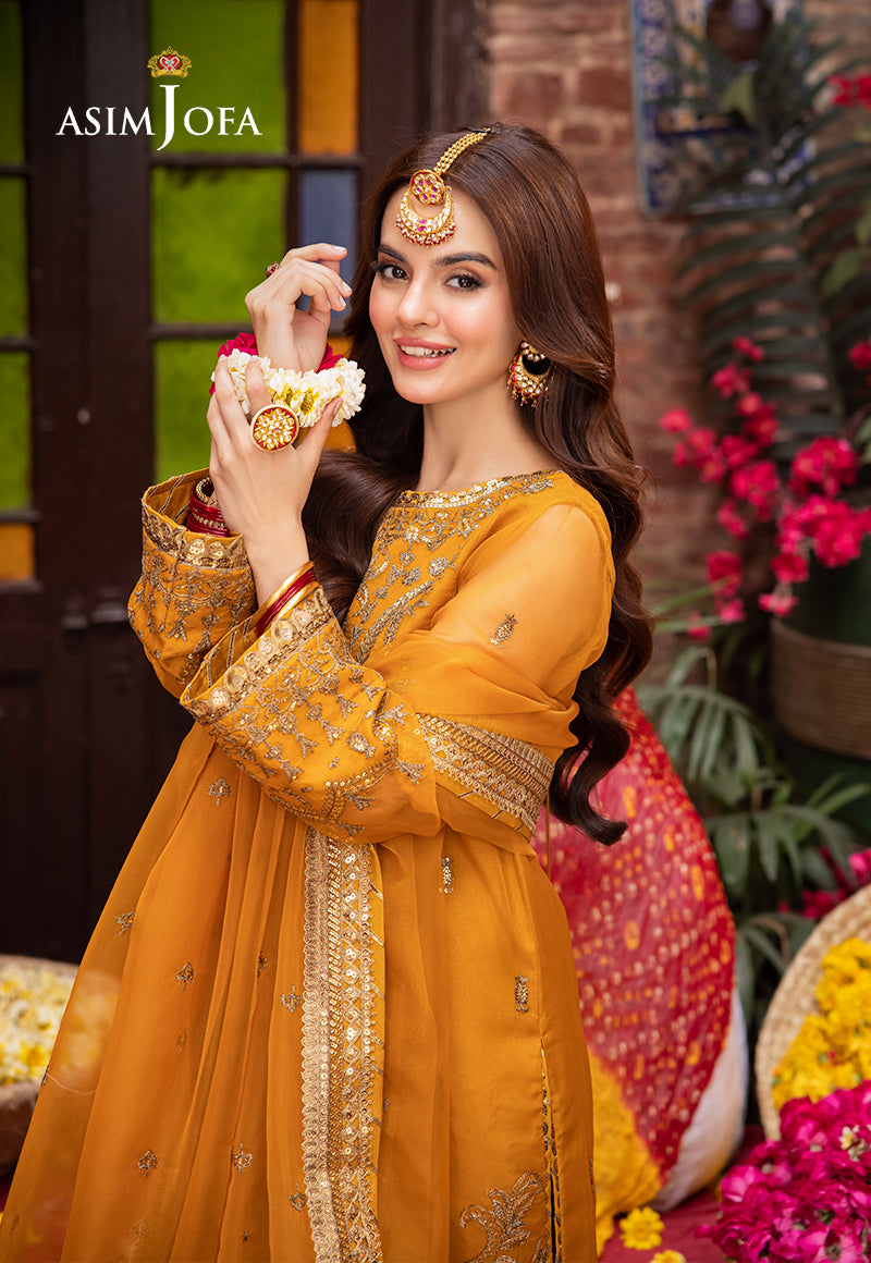 Asim Jofa | Pyaar Diyan Gallan Formals | AJEM-12 - Designer Dress - Maria Faisal