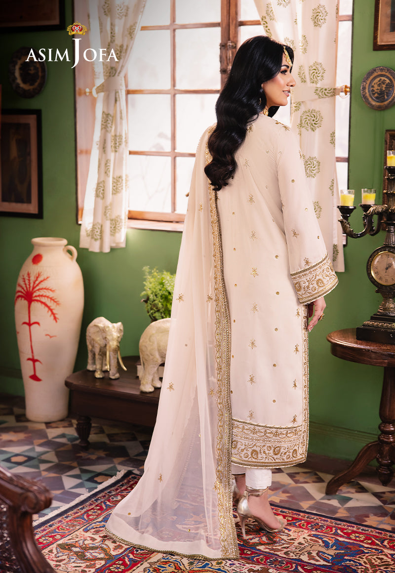 Asim Jofa | Afsanay Luxury Pret | AJLP-05 - Designer Dress - Maria Faisal