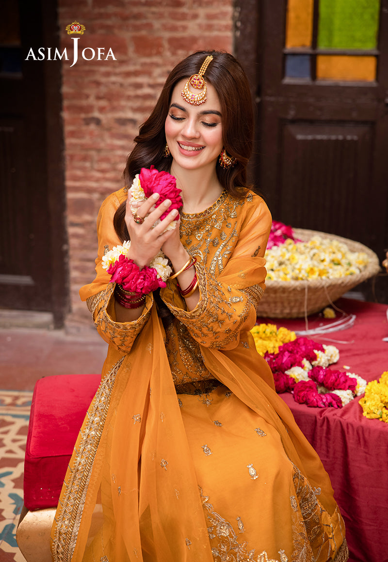 Asim Jofa | Pyaar Diyan Gallan Formals | AJEM-12 - Designer Dress - Maria Faisal
