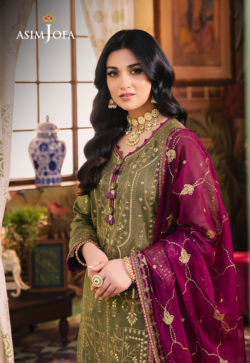 Asim Jofa | Afsanay Luxury Pret | AJLP-08 - Designer Dress - Maria Faisal