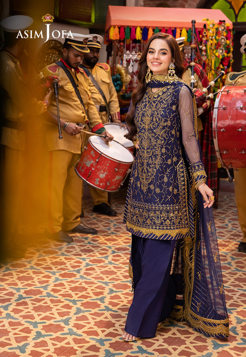 Asim Jofa | Pyaar Diyan Gallan Formals | AJEM-18 - Designer Dress - Maria Faisal