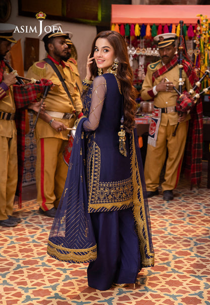 Asim Jofa | Pyaar Diyan Gallan Formals | AJEM-18 - Designer Dress - Maria Faisal