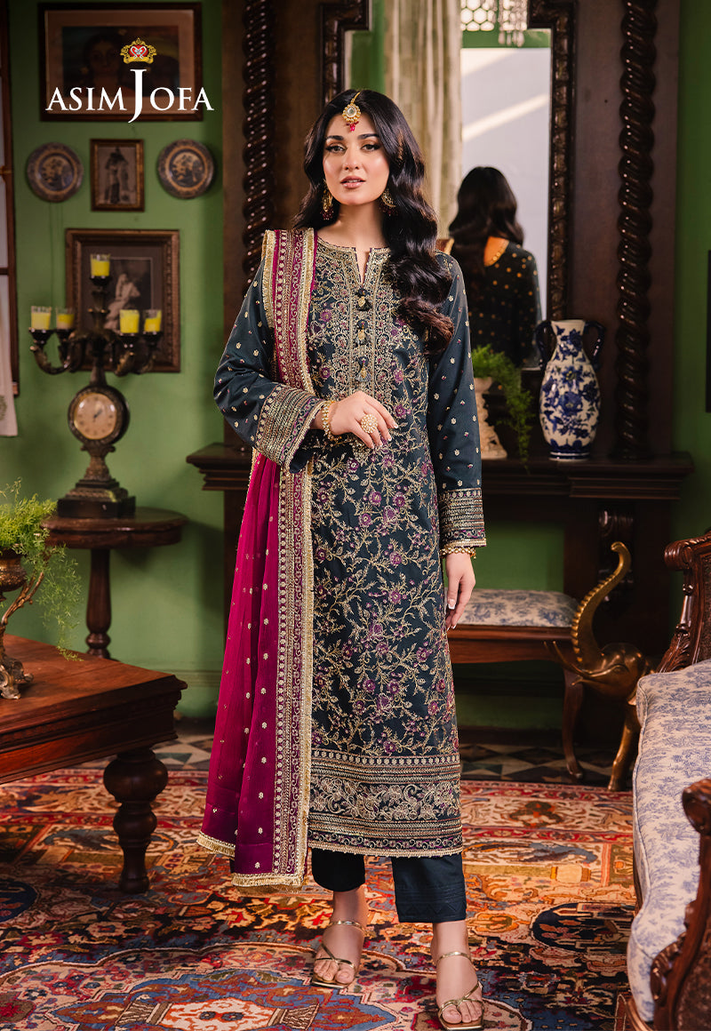 Asim Jofa | Afsanay Luxury Pret | AJLP-01 - Designer Dress - Maria Faisal
