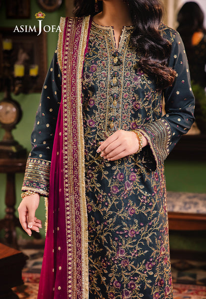 Asim Jofa | Afsanay Luxury Pret | AJLP-01 - Designer Dress - Maria Faisal