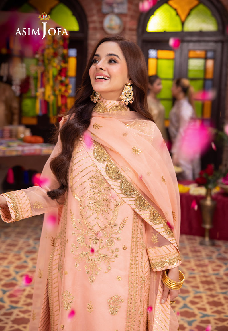 Asim Jofa | Pyaar Diyan Gallan Formals | AJEM-20 - Designer Dress - Maria Faisal