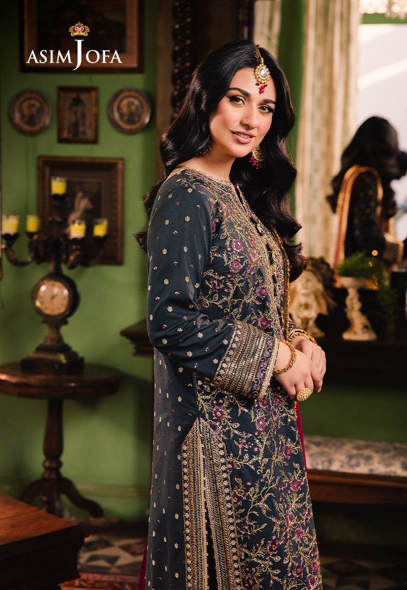 Asim Jofa | Afsanay Luxury Pret | AJLP-01 - Designer Dress - Maria Faisal