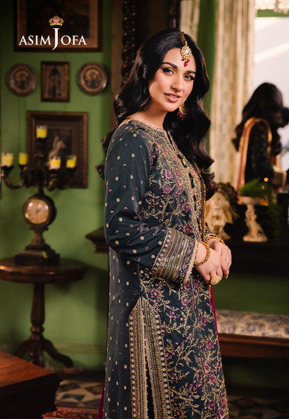Asim Jofa | Afsanay Luxury Pret | AJLP-01 - Designer Dress - Maria Faisal