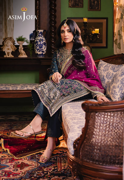 Asim Jofa | Afsanay Luxury Pret | AJLP-01 - Designer Dress - Maria Faisal