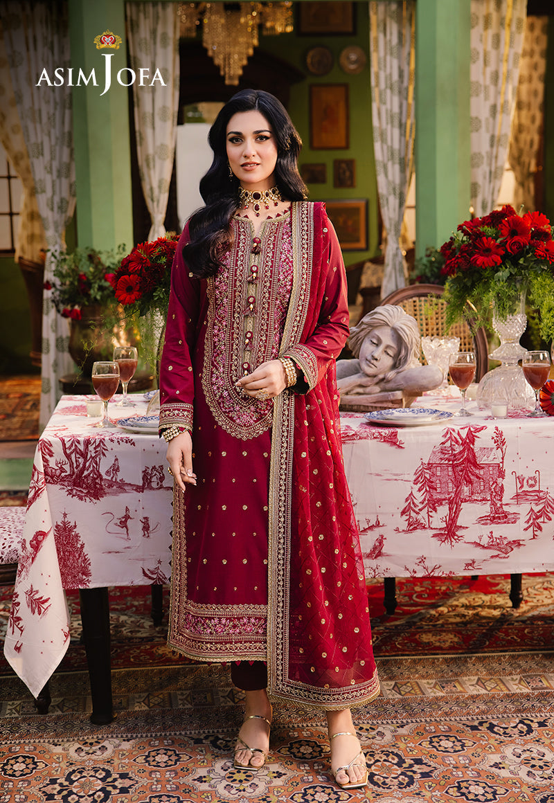 Asim Jofa | Afsanay Luxury Pret | AJLP-06 - Designer Dress - Maria Faisal
