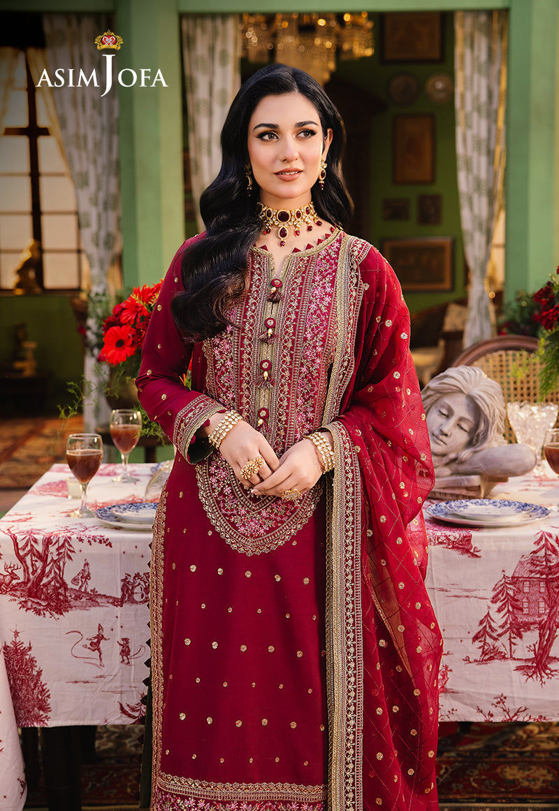 Asim Jofa | Afsanay Luxury Pret | AJLP-06 - Designer Dress - Maria Faisal