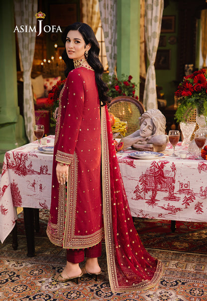 Asim Jofa | Afsanay Luxury Pret | AJLP-06 - Designer Dress - Maria Faisal