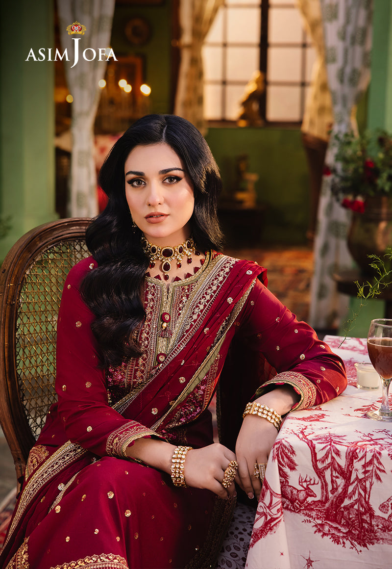 Asim Jofa | Afsanay Luxury Pret | AJLP-06 - Designer Dress - Maria Faisal