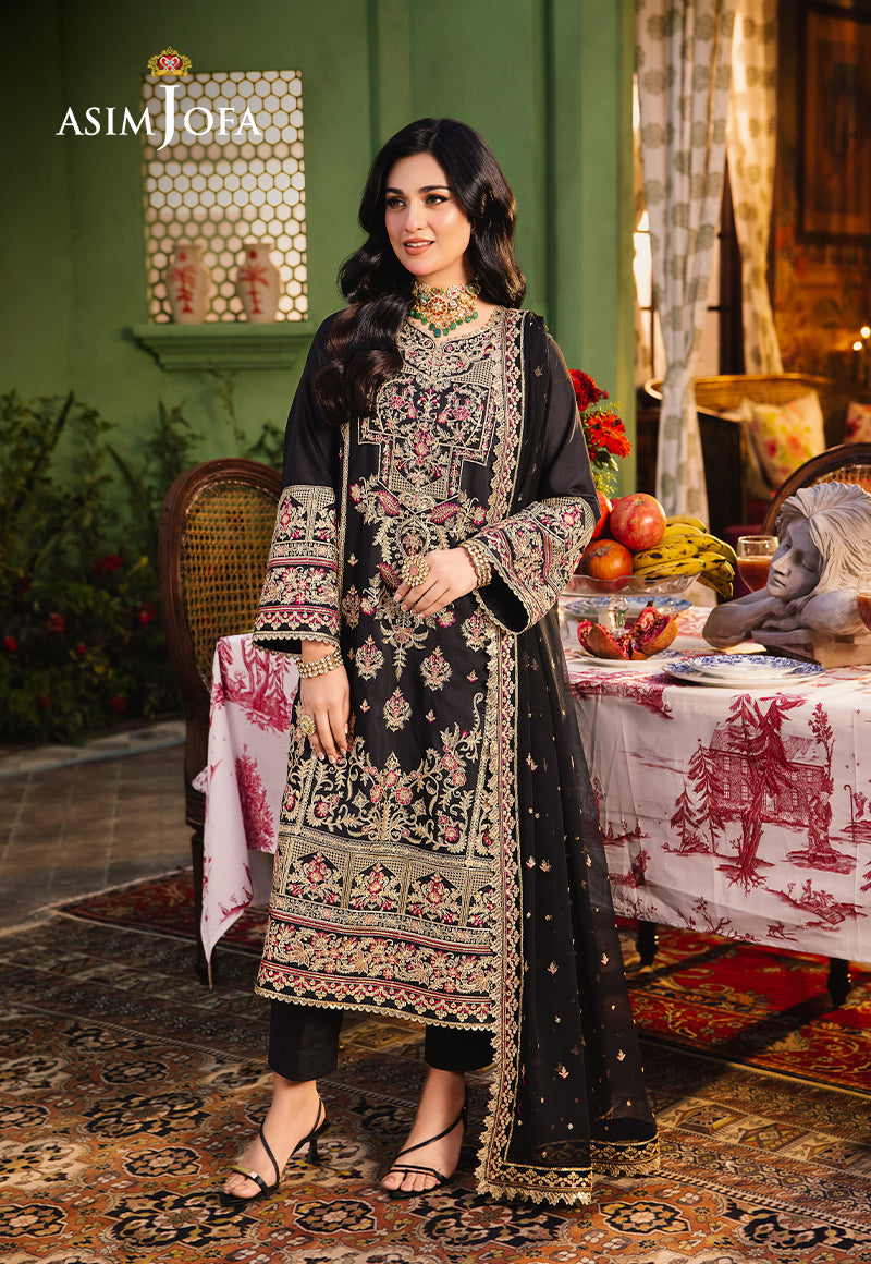 Asim Jofa | Afsanay Luxury Pret | AJLP-09 - Designer Dress - Maria Faisal