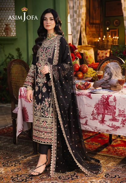 Asim Jofa | Afsanay Luxury Pret | AJLP-09 - Designer Dress - Maria Faisal