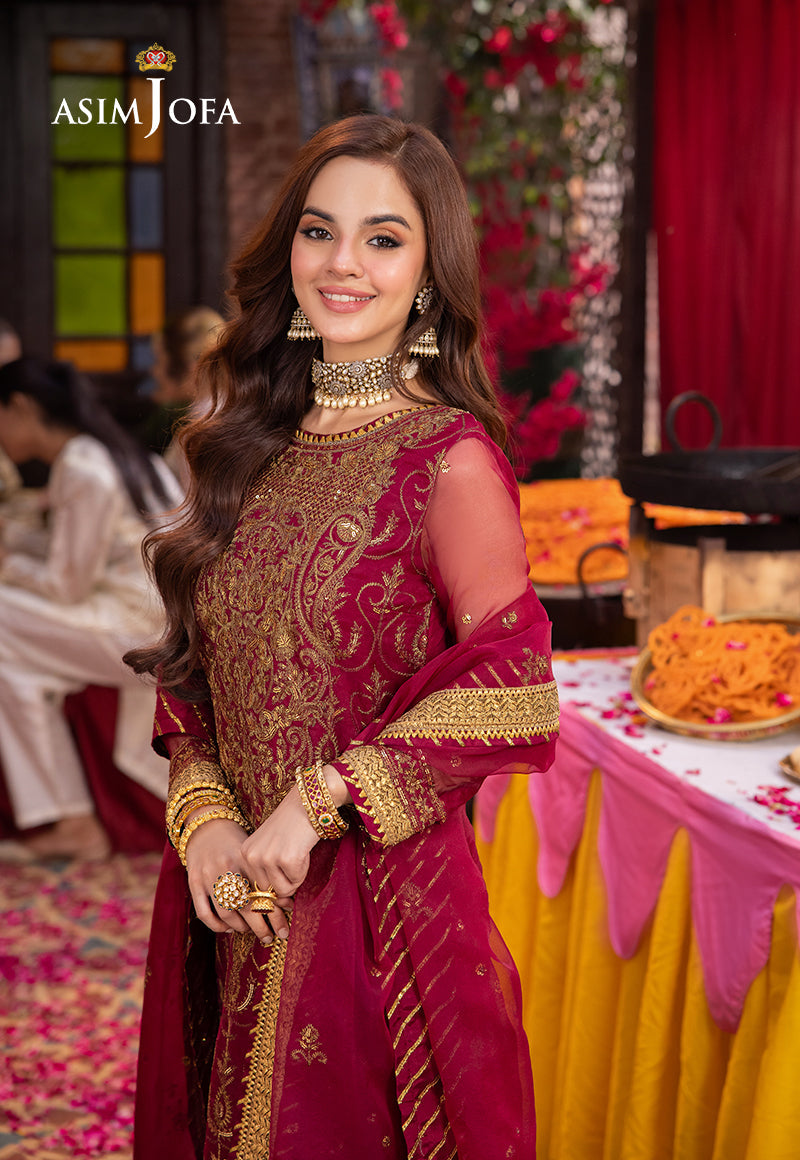 Asim Jofa | Pyaar Diyan Gallan Formals | AJEM-23 - Designer Dress - Maria Faisal