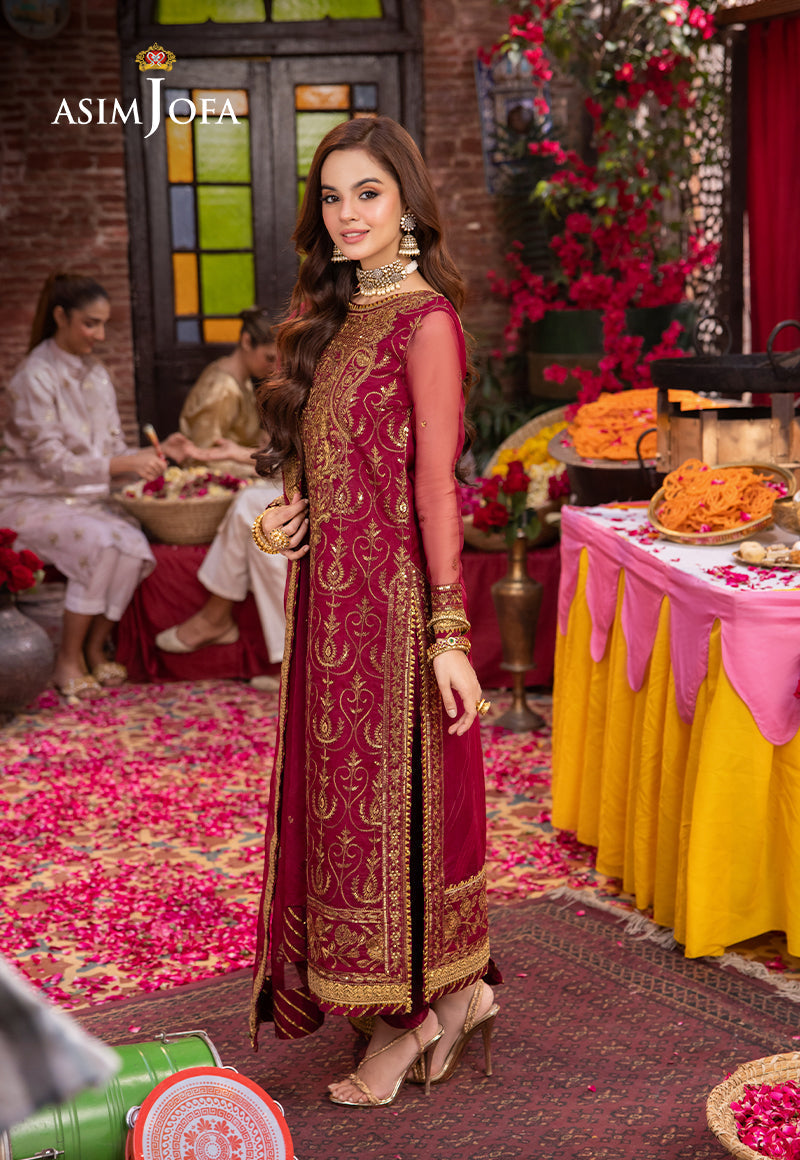 Asim Jofa | Pyaar Diyan Gallan Formals | AJEM-23 - Designer Dress - Maria Faisal