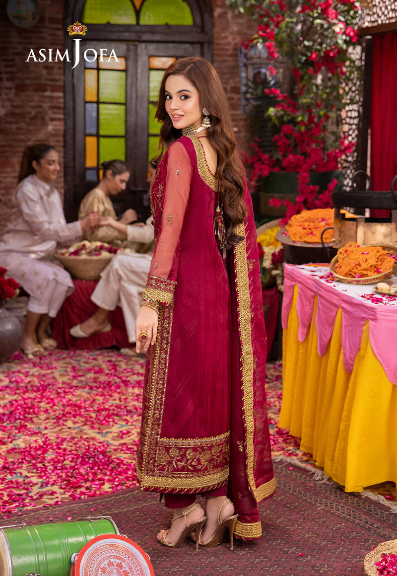 Asim Jofa | Pyaar Diyan Gallan Formals | AJEM-23 - Designer Dress - Maria Faisal