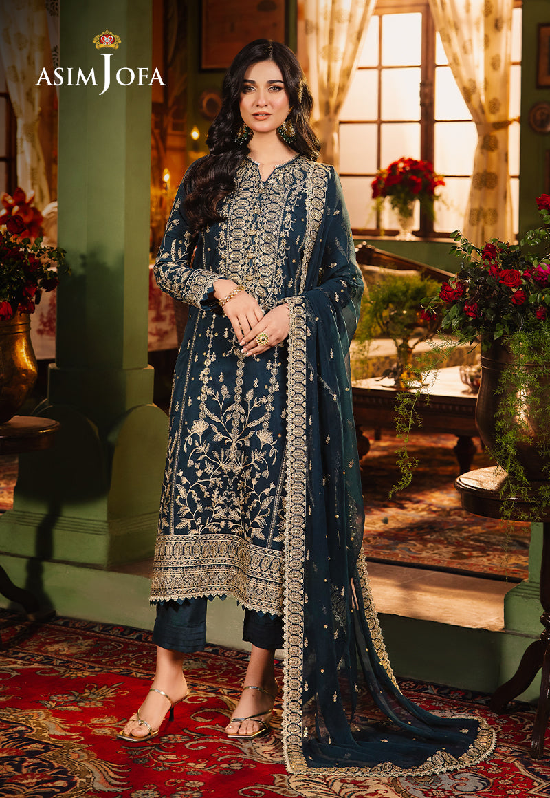 Asim Jofa | Afsanay Luxury Pret | AJLP-07 - Designer Dress - Maria Faisal