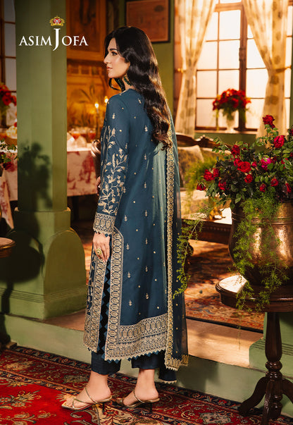 Asim Jofa | Afsanay Luxury Pret | AJLP-07 - Designer Dress - Maria Faisal