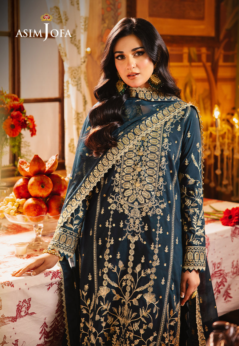 Asim Jofa | Afsanay Luxury Pret | AJLP-07 - Designer Dress - Maria Faisal