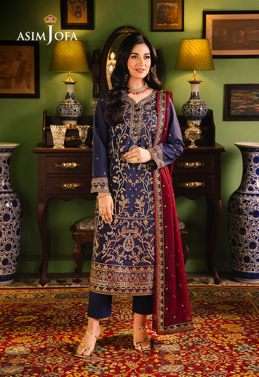 Asim Jofa | Afsanay Luxury Pret | AJLP-02 - Designer Dress - Maria Faisal