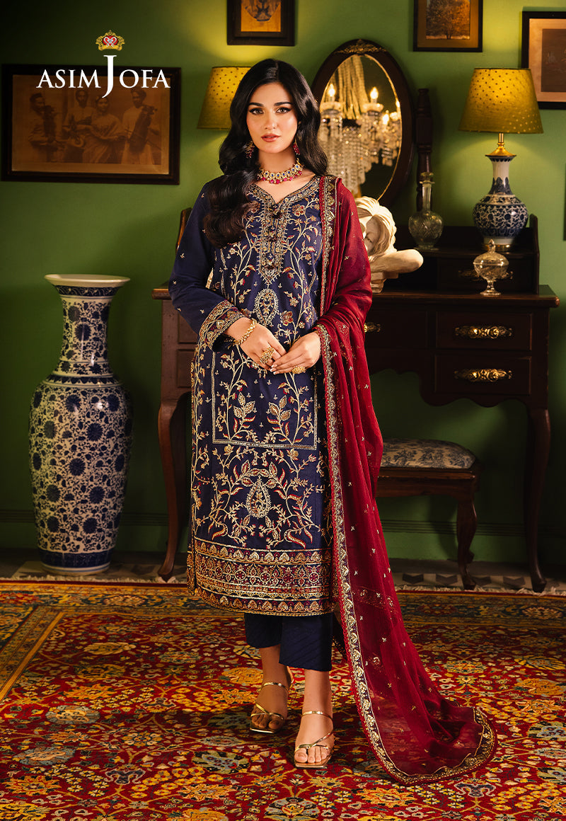 Asim Jofa | Afsanay Luxury Pret | AJLP-02 - Designer Dress - Maria Faisal