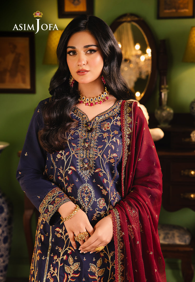 Asim Jofa | Afsanay Luxury Pret | AJLP-02 - Designer Dress - Maria Faisal