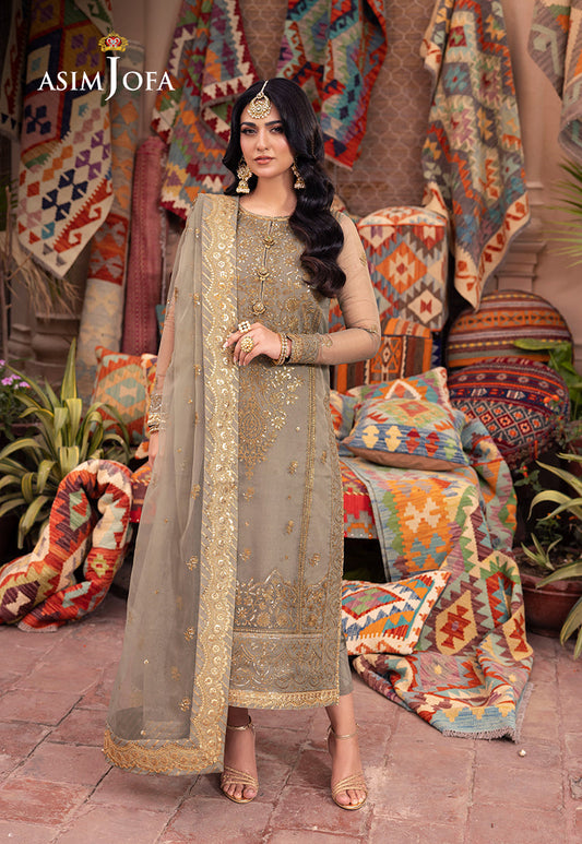 Asim Jofa | Pyaar Diyan Gallan Formals | AJEM-17 - Designer Dress - Maria Faisal