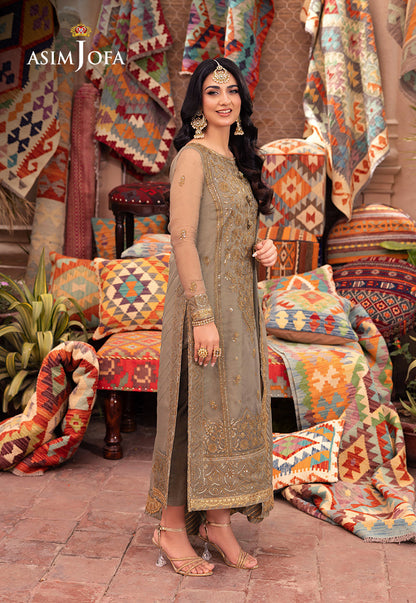 Asim Jofa | Pyaar Diyan Gallan Formals | AJEM-17 - Designer Dress - Maria Faisal