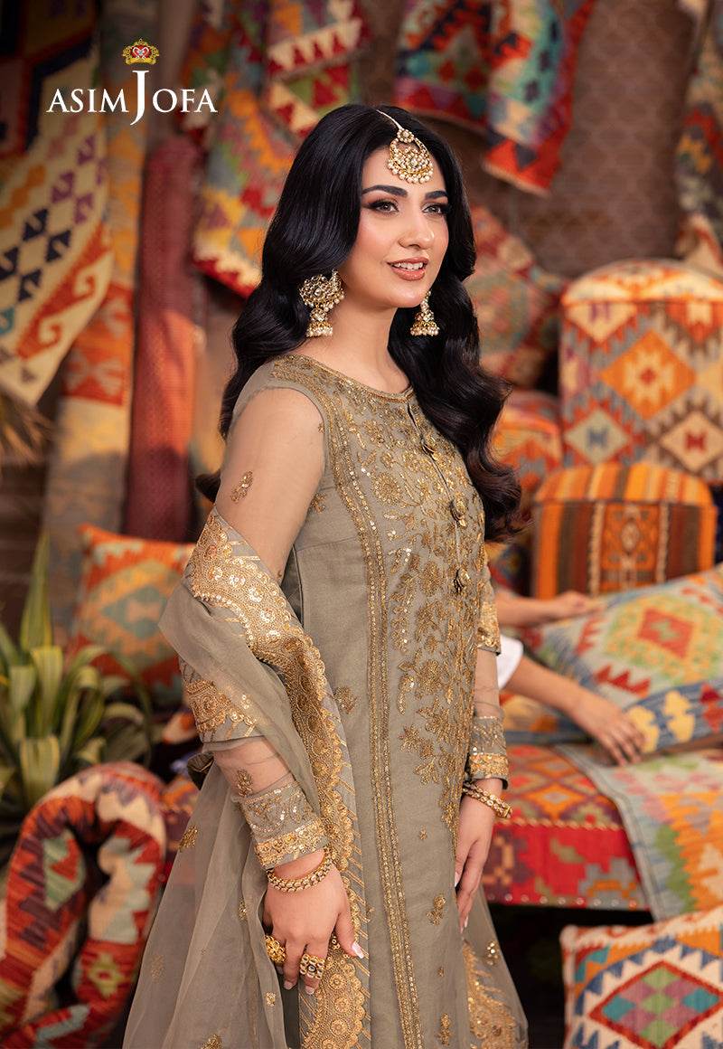 Asim Jofa | Pyaar Diyan Gallan Formals | AJEM-17 - Designer Dress - Maria Faisal