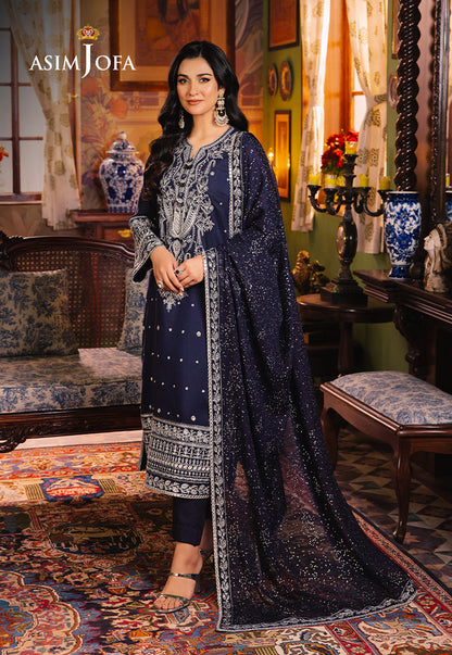 Asim Jofa | Afsanay Luxury Pret | AJLP-10 - Designer Dress - Maria Faisal