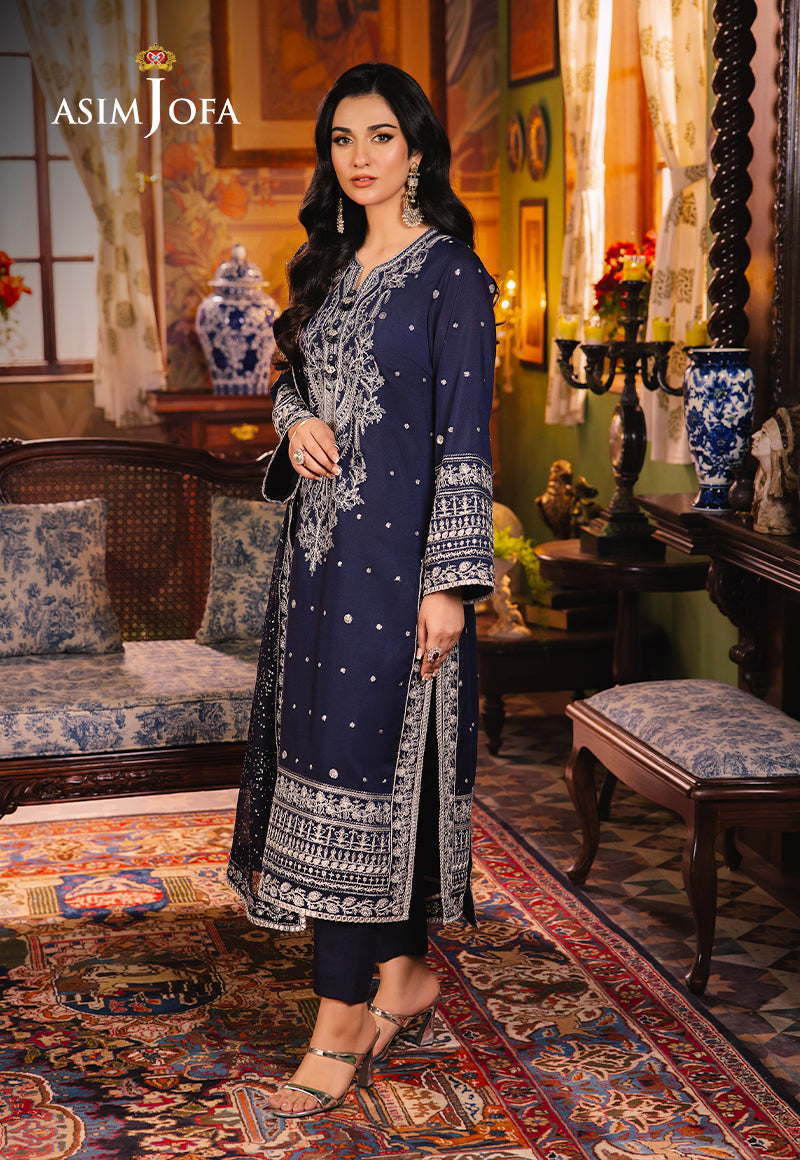 Asim Jofa | Afsanay Luxury Pret | AJLP-10 - Designer Dress - Maria Faisal