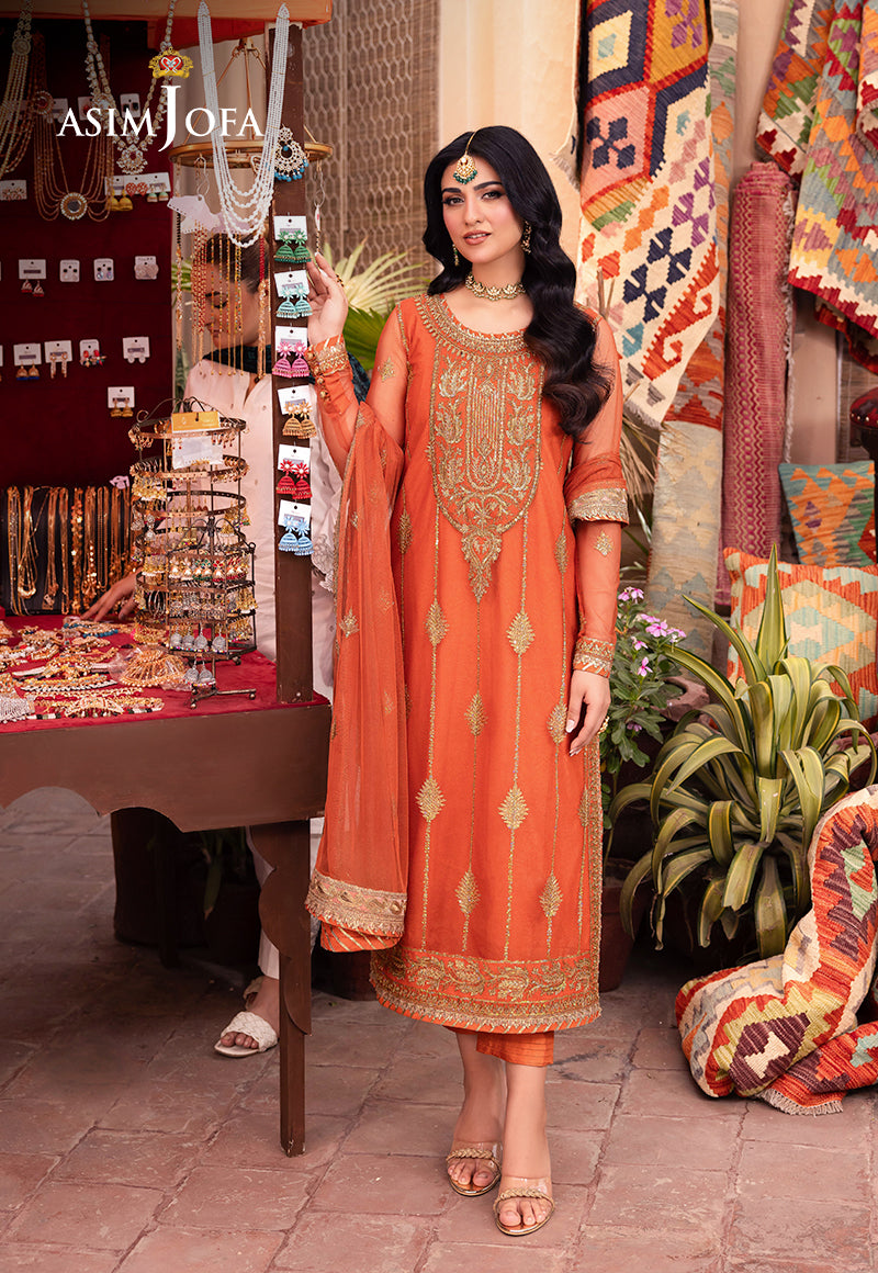 Asim Jofa | Pyaar Diyan Gallan Formals | AJEM-08 - Designer Dress - Maria Faisal