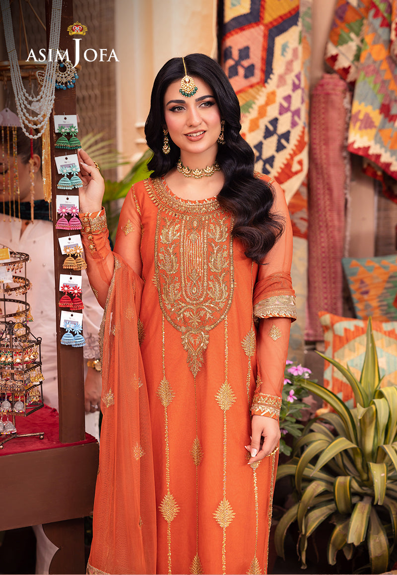 Asim Jofa | Pyaar Diyan Gallan Formals | AJEM-08 - Designer Dress - Maria Faisal