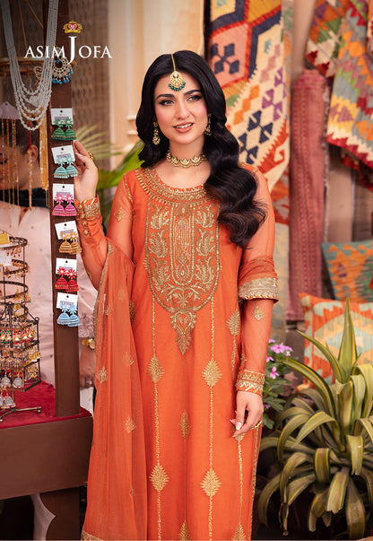 Asim Jofa | Pyaar Diyan Gallan Formals | AJEM-08 - Designer Dress - Maria Faisal