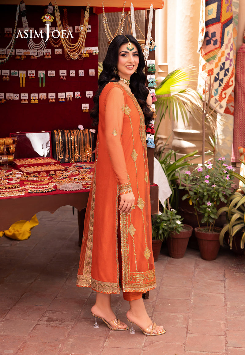 Asim Jofa | Pyaar Diyan Gallan Formals | AJEM-08 - Designer Dress - Maria Faisal