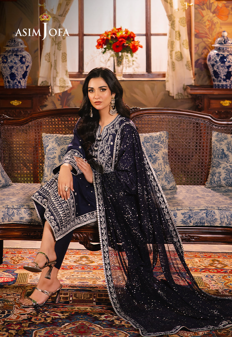 Asim Jofa | Afsanay Luxury Pret | AJLP-10 - Designer Dress - Maria Faisal