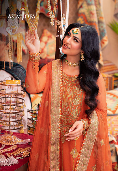 Asim Jofa | Pyaar Diyan Gallan Formals | AJEM-08 - Designer Dress - Maria Faisal
