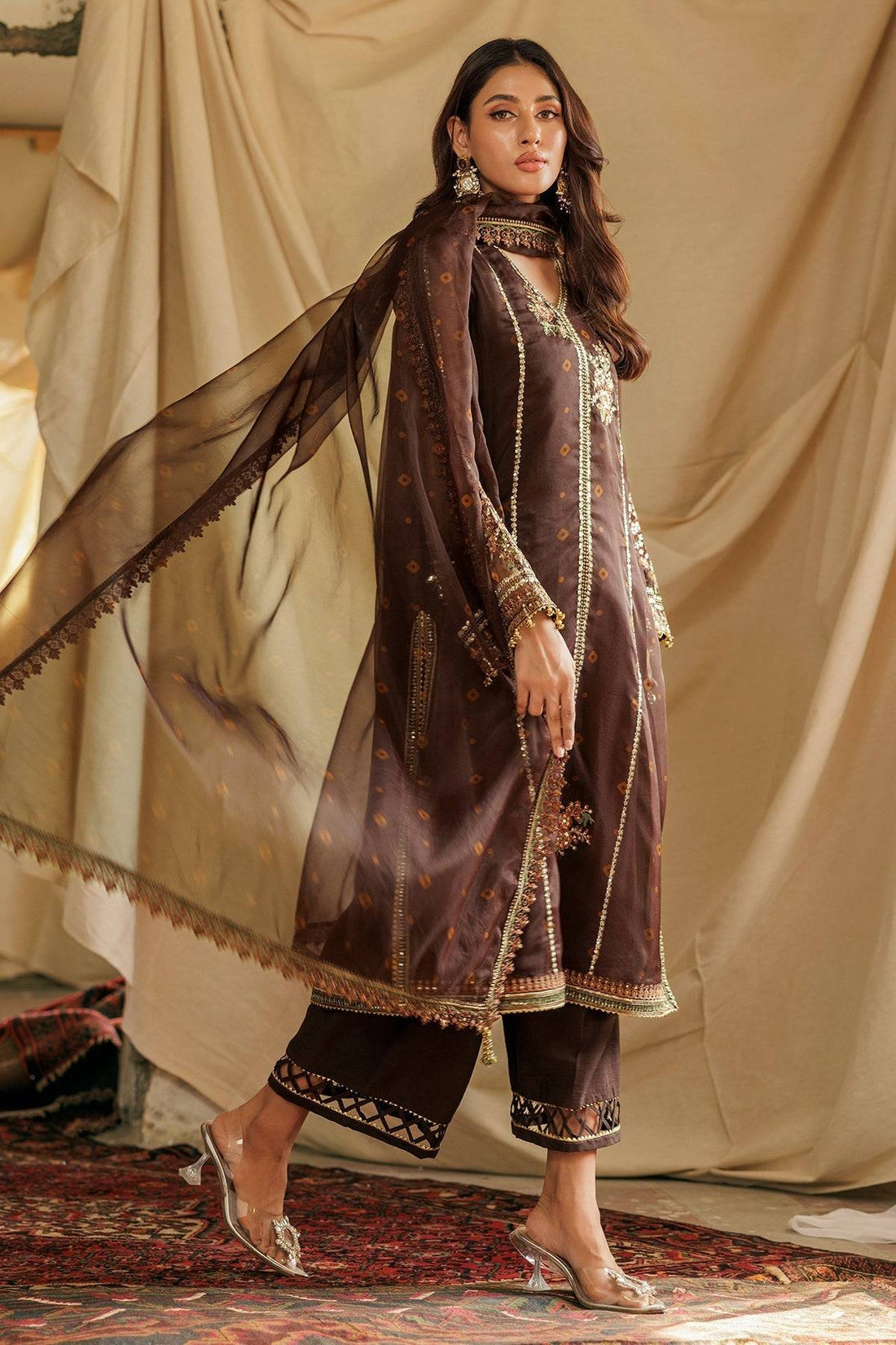 Charizma | Festive Pret | CMA-4-089 by Maria Faisal - Registered Vendor of : Charizma - type : Ladies Clothes - 100% original wedding dresses