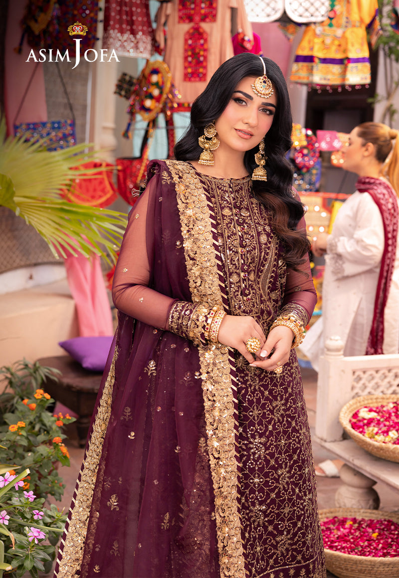Asim Jofa | Pyaar Diyan Gallan Formals | AJEM-24 - Designer Dress - Maria Faisal