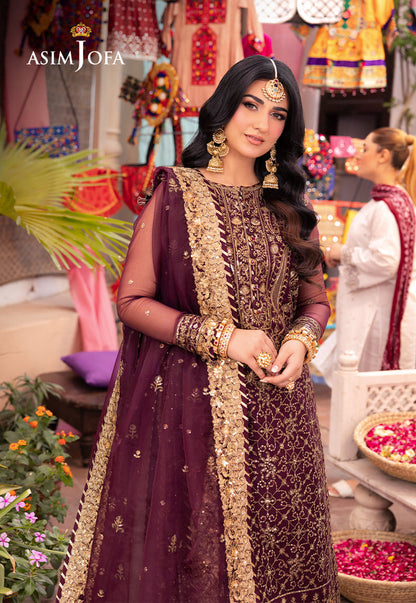 Asim Jofa | Pyaar Diyan Gallan Formals | AJEM-24 - Designer Dress - Maria Faisal