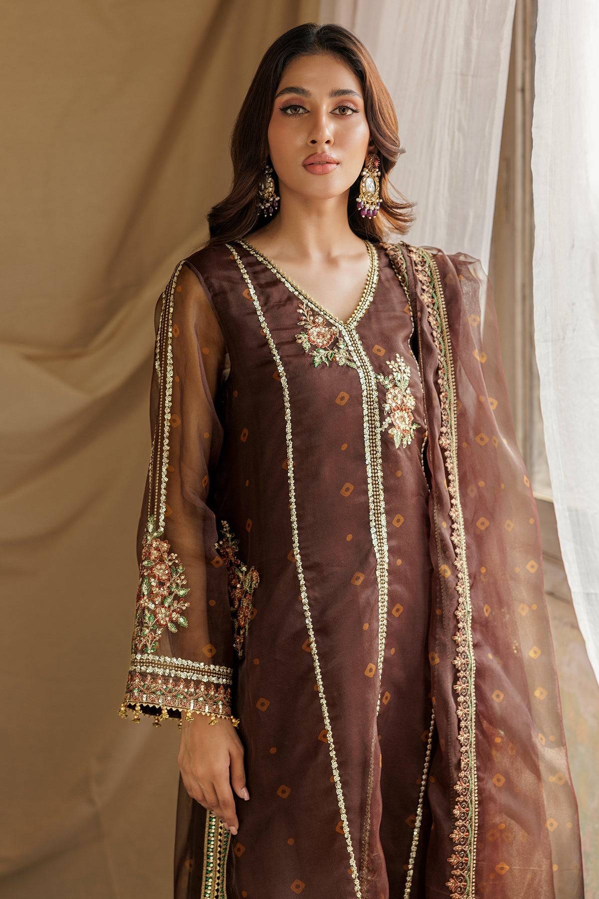 Charizma | Festive Pret | CMA-4-089 by Maria Faisal - Registered Vendor of : Charizma - type : Ladies Clothes - 100% original wedding dresses