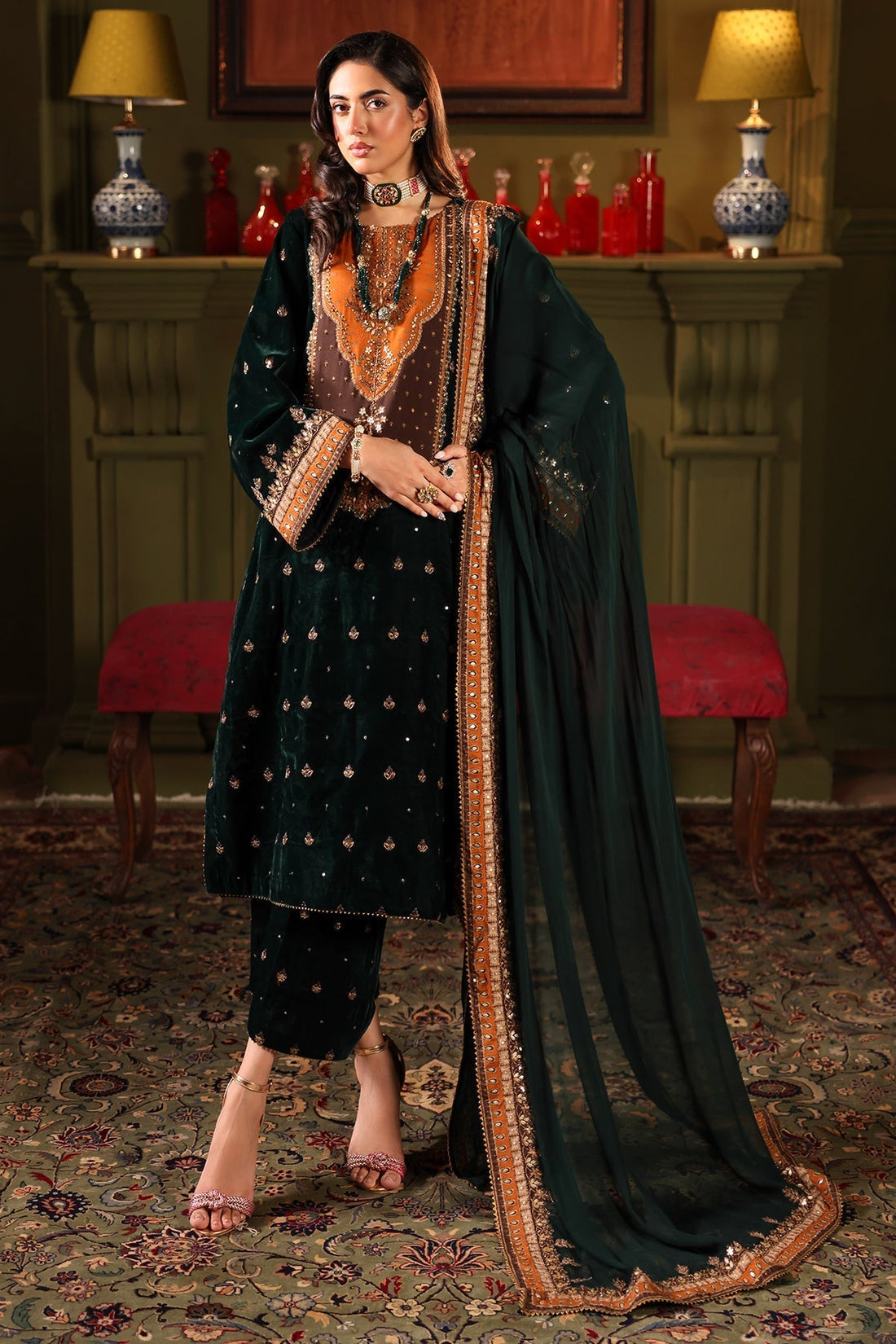 Charizma | Signora Velvet | VELVET CVT4-10 - Ladies Clothes - Maria Faisal