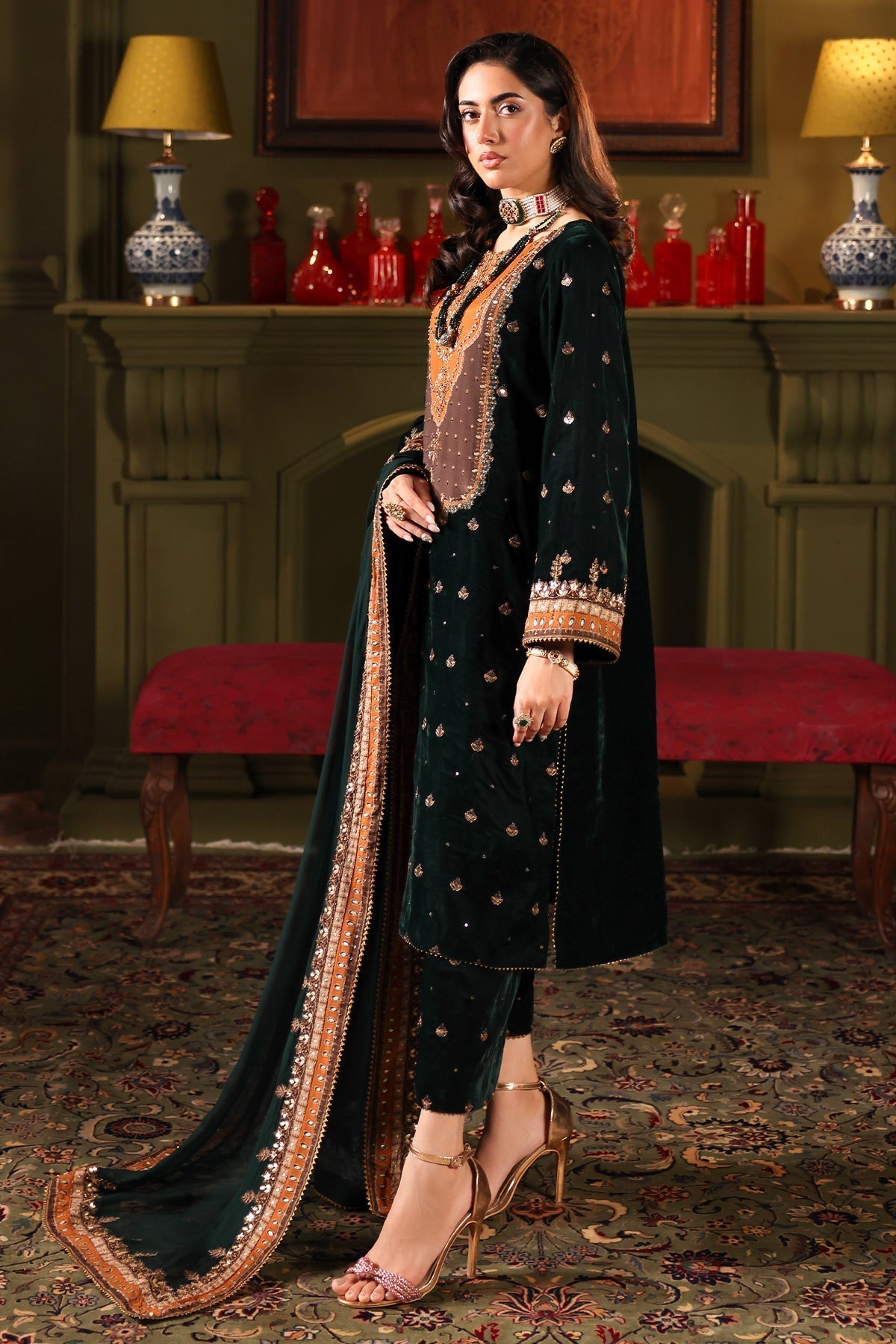 Charizma | Signora Velvet | VELVET CVT4-10 - Ladies Clothes - Maria Faisal