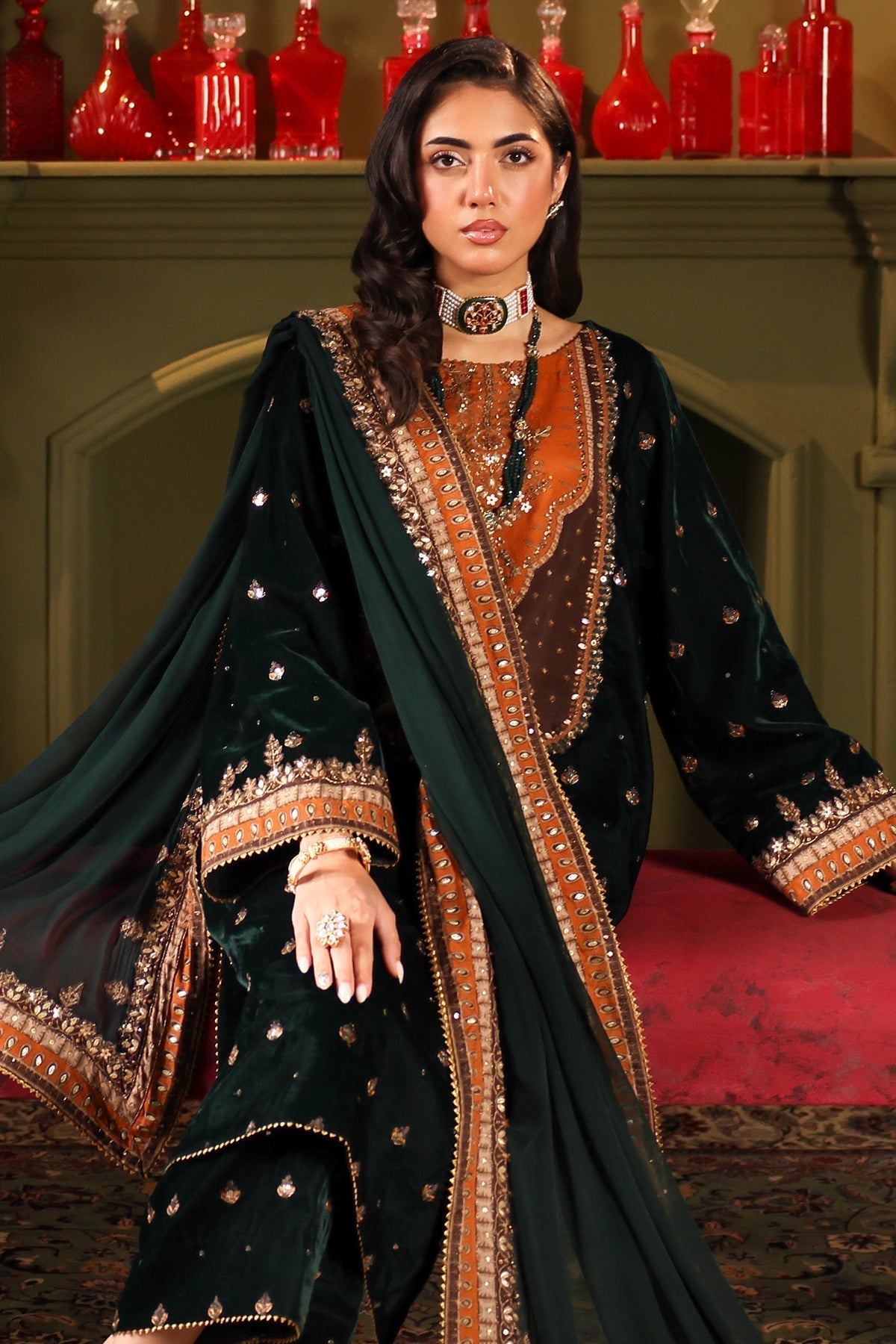 Charizma | Signora Velvet | VELVET CVT4-10 - Ladies Clothes - Maria Faisal