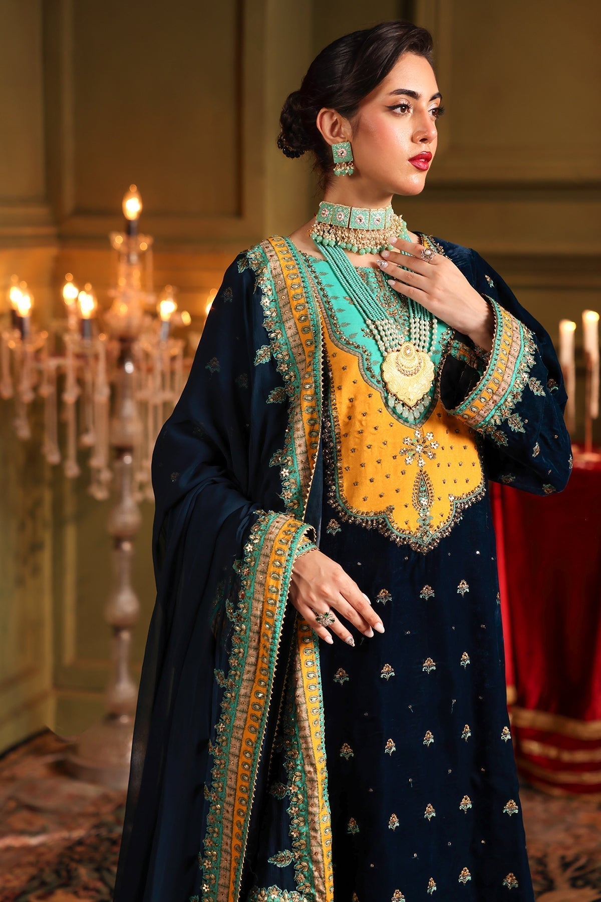 Charizma | Signora Velvet | VELVET CVT4-13 - Wedding Dress - Maria Faisal