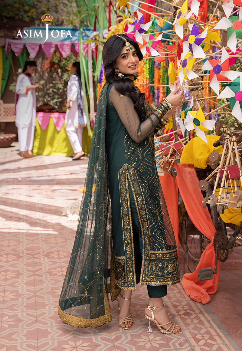 Asim Jofa | Pyaar Diyan Gallan Formals | AJEM-16 - Designer Dress - Maria Faisal